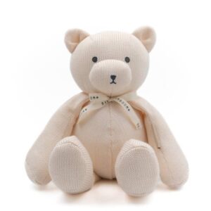 Music toy Bear knitted Rosa