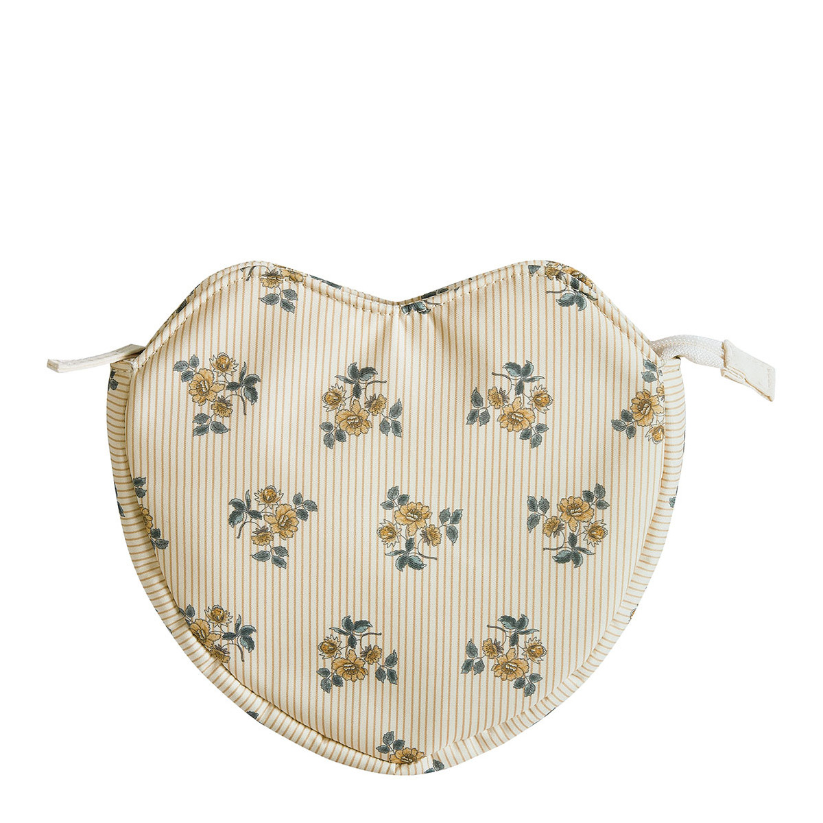 Pochette a Cuore in tessuto Fleur de Mandarine
